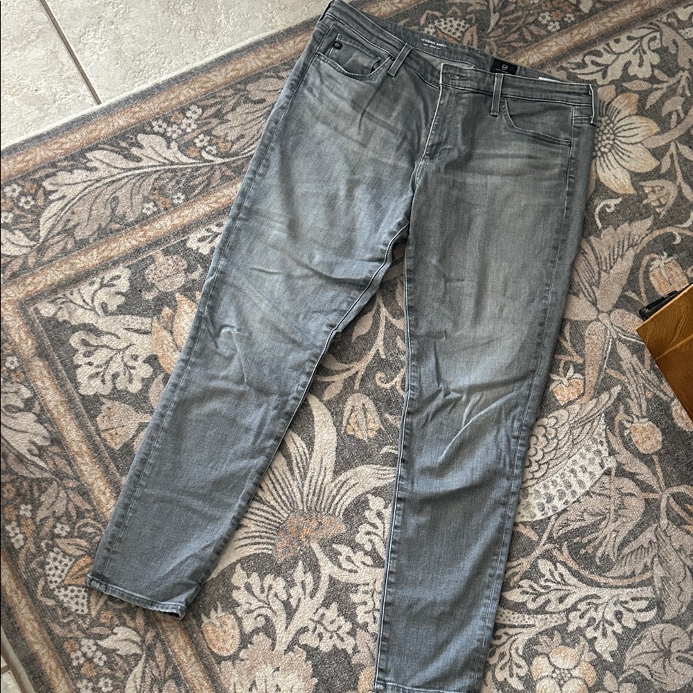 Ag Adriano Goldschmied Charcoal Denim Jeans